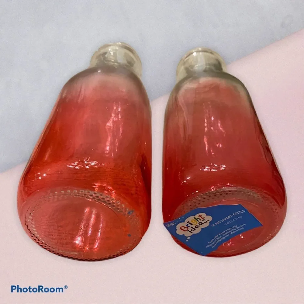 (NWT) set of glass bottles